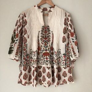 LABEL Ritu Kumar | 3/4 Sleeve  Cotton Tunic size 4